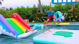 Челлендж 4 цвета  с водяными шариками.