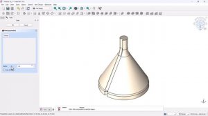 FreeCAD для 3D–печати  Воронка с воздушной вентиляцией