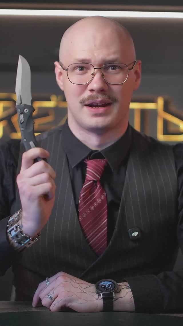 99 мм клинок из СУПЕР стали - это реально? #folding #tactical смотреть онлайн