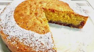 Пирог «Миндальный» с ягодами!