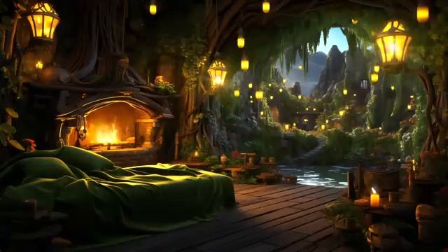 Уютный сказочный уголок - Нежная музыкальная атмосфера в стиле Фэнтези смотреть онлайн