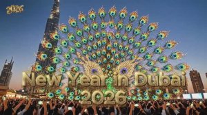 Новый год Дубаи 2026 г. 50 000 дронов 🎆❤️🔥🚀🔥
