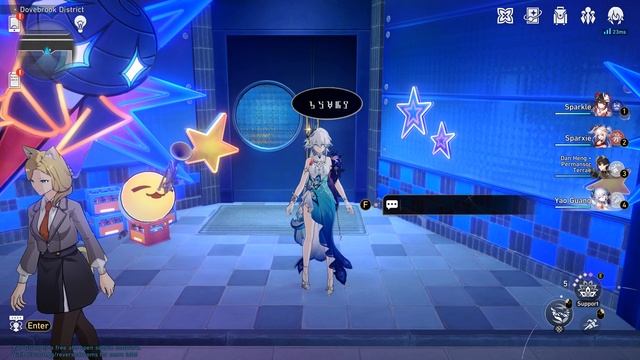 Honkai Star Rail 4.0: караоке в новой локации "Dovebrook District" смотреть онлайн