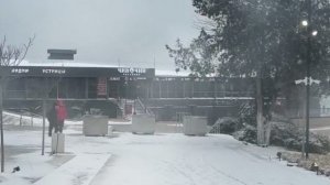 Зима в Анапе снег 2026 год