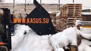 Ковш самоопрокидывающийся  на вилочный погрузчик