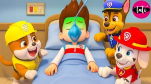 Щенячий патруль и Маршалл. Залипательное видео. Мультфильм для детей и малышей. Анимация 49