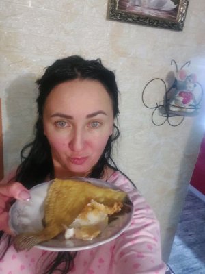 мукбанг /картофеное пюре и  камбала