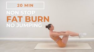 20-минутная жиросжигающая тренировка | Круговая тренировка без остановок на все тело