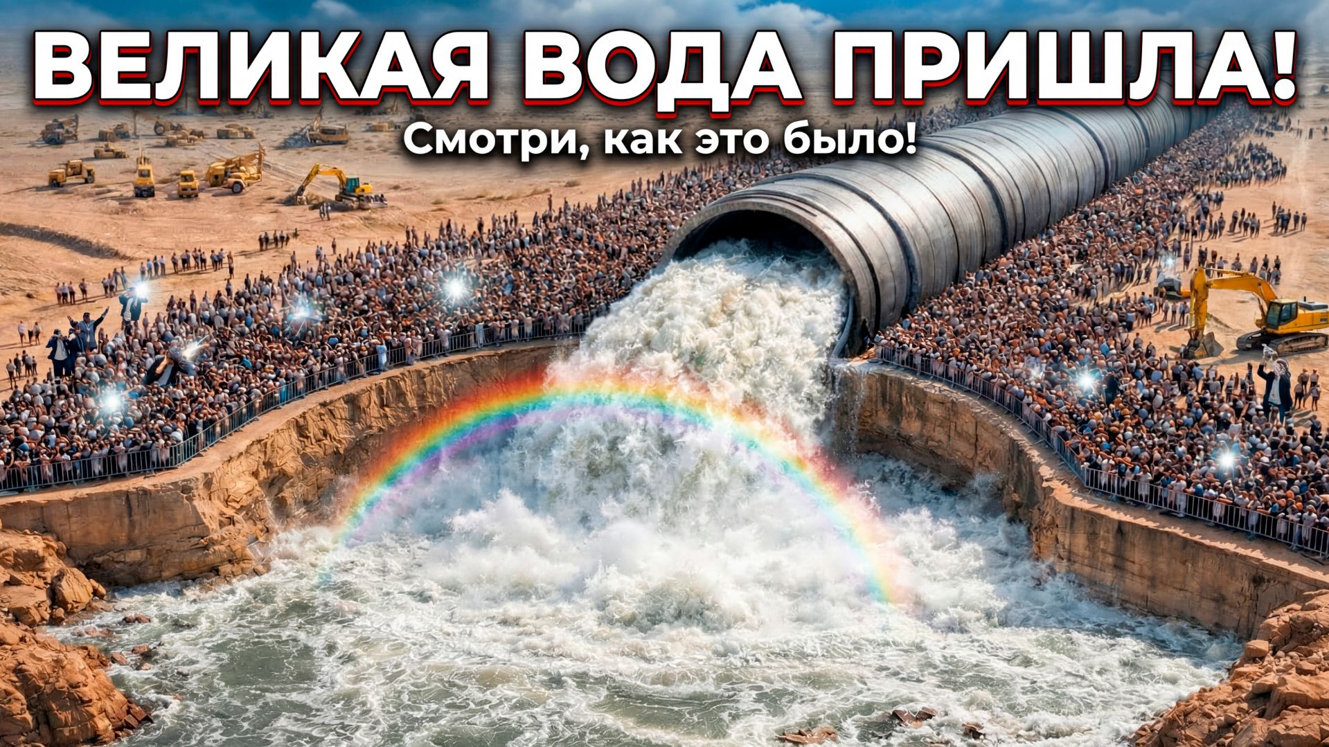 Саудовская Аравия Перекачивает Миллиарды Литров Морской Воды по Гигантским Трубам в Пустыню!