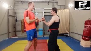 самооборона/ фрагменты тренировки