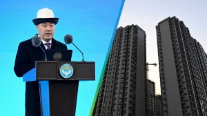 Садыр Жапаров вручил ключи от ипотечных квартир в столичном ЖК «Мурас»