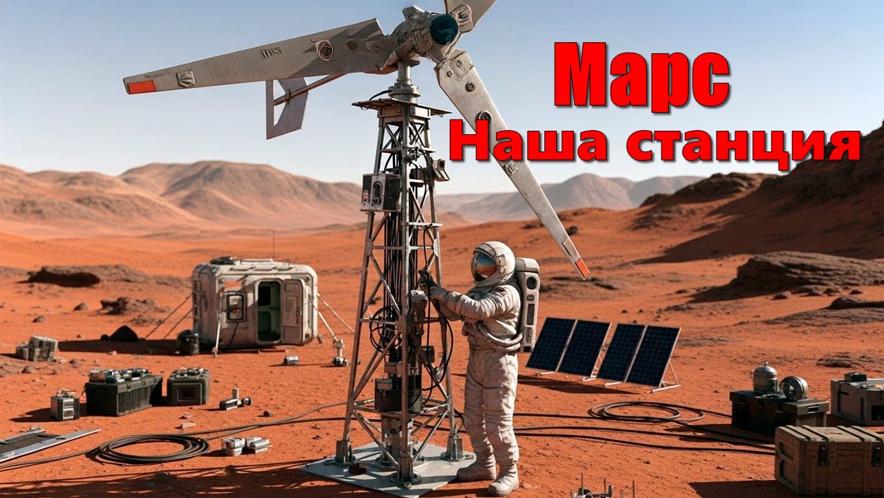 Наша станция на Марсе была на грани уничтожения. Пока я не построил гигантскую ветряную турбину! смотреть онлайн