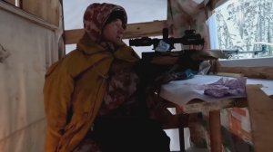 Охота на лося. Удача сопутствует. Лось добыт.