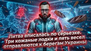 ЛИТВА ВПИСАЛАСЬ ПО СЕРЬЕЗКЕ! ТРИ КОЖАННЫЕ ЛОДКИ И ПЯТЬ ВЕСЕЛ ОТПРАВЛЯЮТСЯ К БЕРЕГАМ УКРАИНЫ.