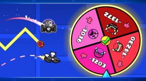 Гонка на РУЛЕТКЕ ХУДШИХ ДЕМОНОВ в Geometry Dash