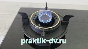 Газовая варочная панель с оксидными конфорками.