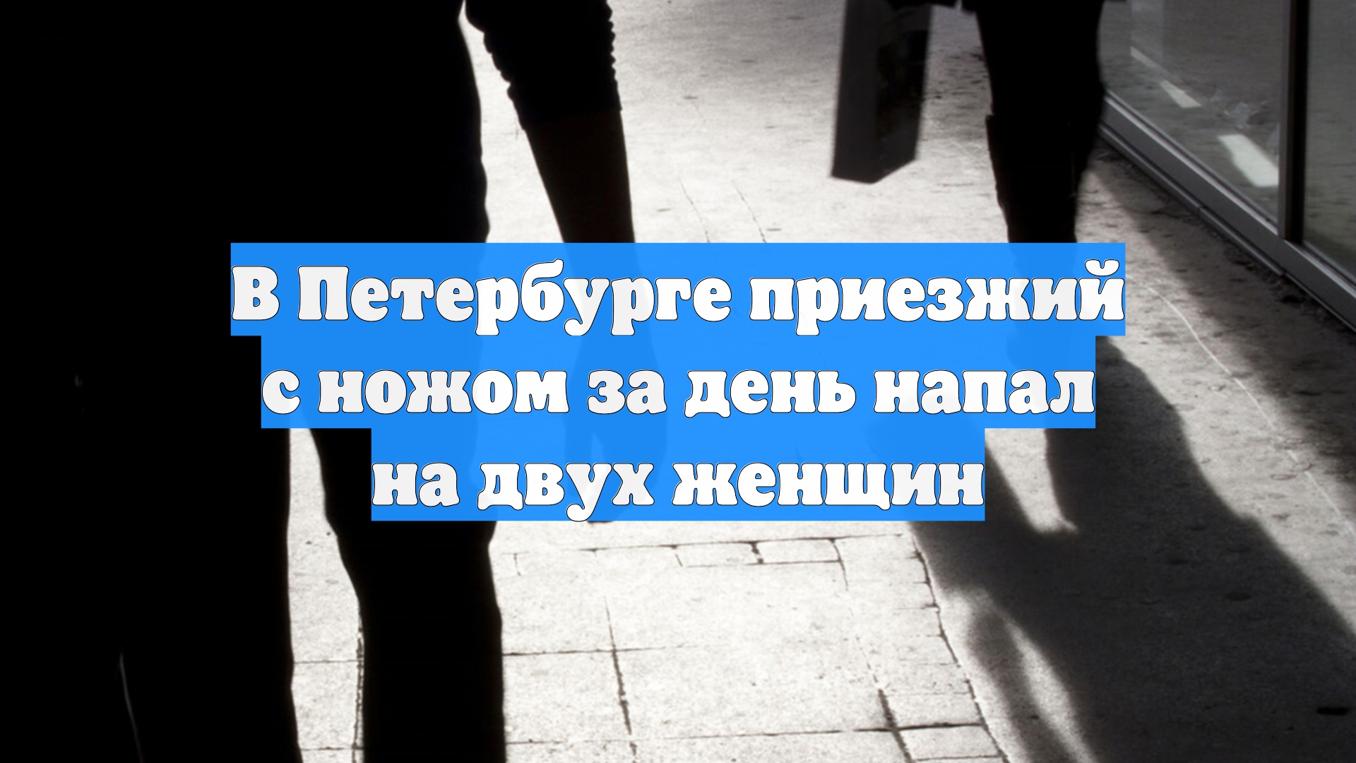 В Петербурге приезжий с ножом за день напал на двух женщин смотреть онлайн