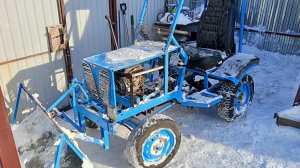 Мой самодельный минитрактор.mp4