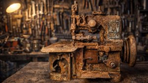 Реставрация Старой Ржавой Швейной Машинки