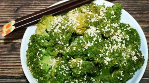 Корейская закуска из брокколи с кунжутом - рецепт на Eda.video