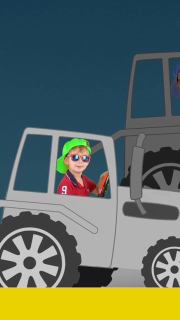 Синий трактор на горках смотреть онлайн