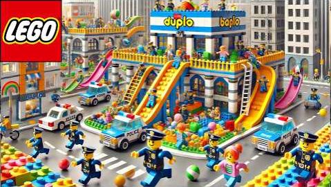 LEGO Mania Побег грабителей – Полиция по горячим следам! смотреть онлайн