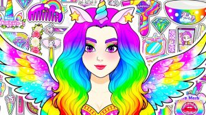 Мультики для детей.💖Поделки из бумаги💖Яркие волосы, уход за кожей и макияж. Мультики для малышей.