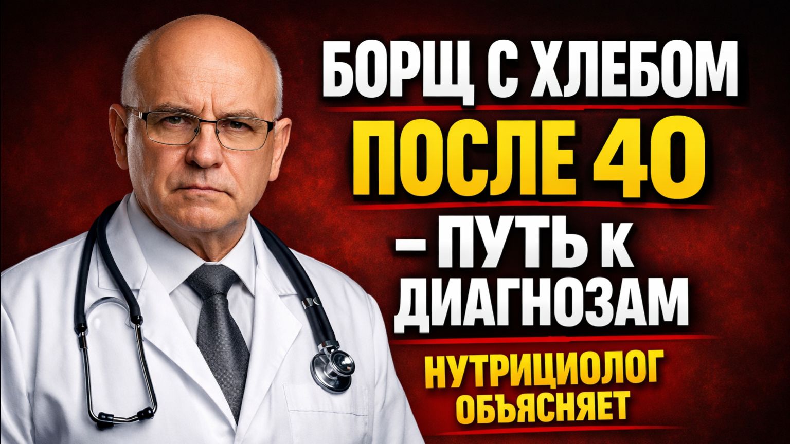 Борщ с хлебом после 40 лет — это прямой путь к 4 диагнозам!  Как еда из СССР разрушает здоровье смотреть онлайн