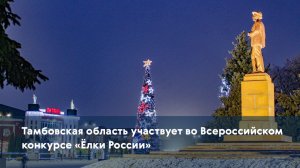 Тамбовская область участвует во Всероссийском конкурсе «Ёлки России»