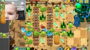 Прохождение третьего босса из игры Plans vs zombie2