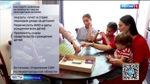 Пенсия многодетным матерям