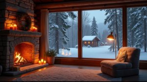 Уютный вечер в тёплой гостиной.