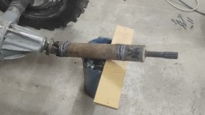 Кардан - как соединение мостов для Минитрактора-переломки