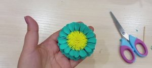 Ромашка из фоамирана своими руками. МК ромашка