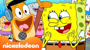 Губка Боб смотреть｜Сборник Самые счастливые моменты Спанч Боба 🤩 ｜Nickelodeon
