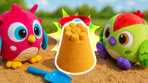 Тук Тук и Хоп Хоп весело проводят время на детской площадке!