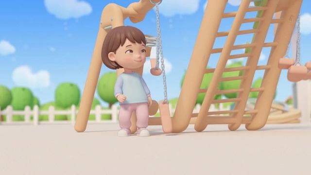 Игра на прогулке 🎵 Детская песенка | Развивающая песня для детей | Мультфильм для малышей смотреть онлайн