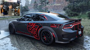 1200HP Dodge Charger SRT Hellcat - Forza Horizon 5 ｜ Thrustmaster T300RS Gameplay
