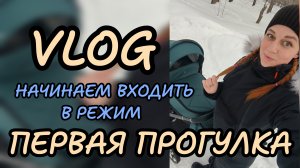 Первая прогулка 💙 начинаем входить в режим