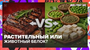 РАСТИТЕЛЬНЫЙ БЕЛОК VS ЖИВОТНЫЙ: МОЖНО ЛИ ЗАМЕНИТЬ МЯСО И НЕ НАВРЕДИТЬ ЗДОРОВЬЮ? | Доктор 24