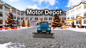 ОЧИЩЕНИЕ РУСКИХ ДОРОГ В ИГРЕ "Motor Depot".НА ЗИЛЕ-153, ЗАРАБАТОВУЮ ДЕНЬГИ НА НОВОЮ МАШИНУ.