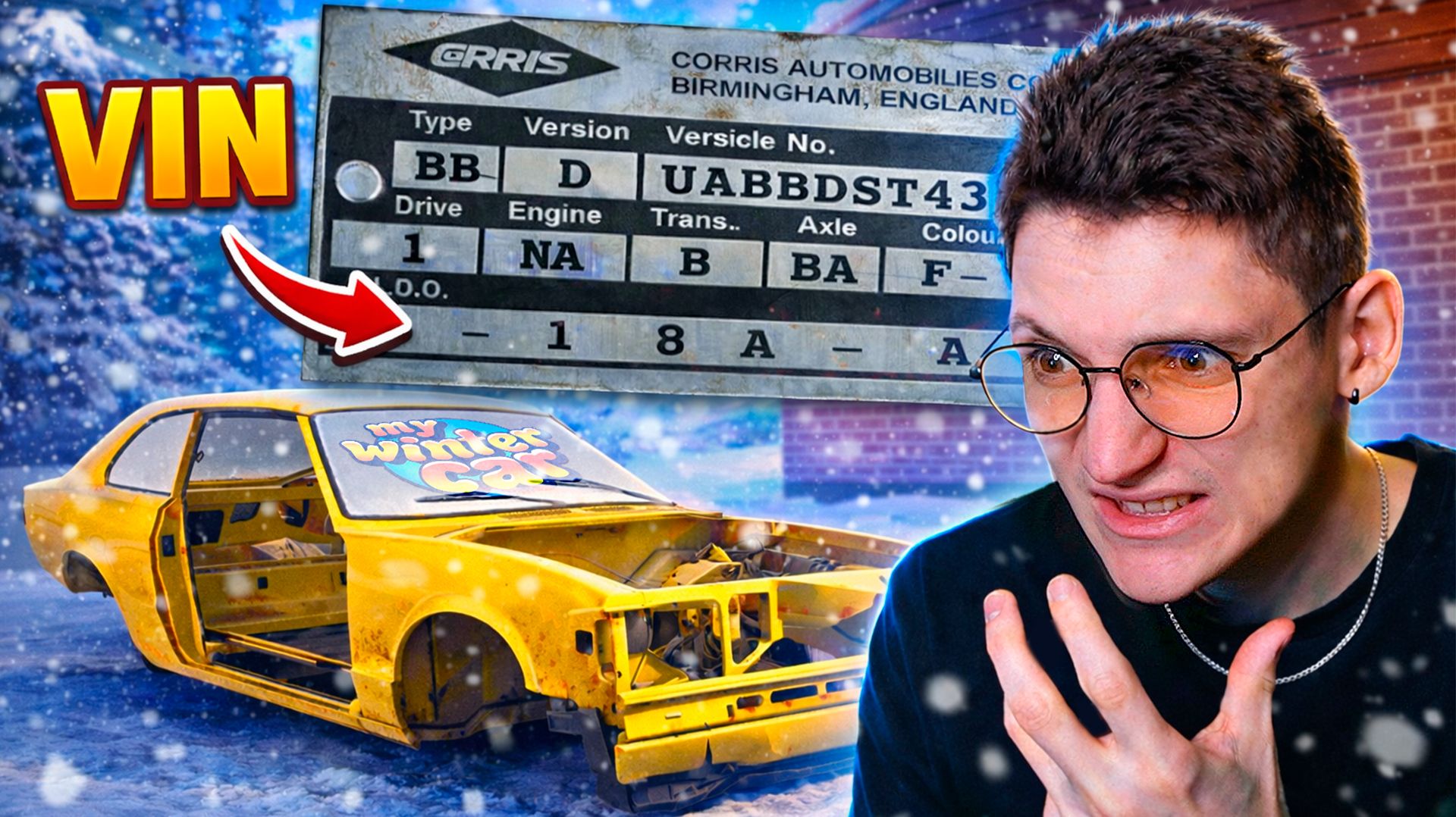 КАК РАСШИФРОВАТЬ VIN НОМЕР на КОРРИС РИВЕТТ? (My Winter Car) смотреть онлайн