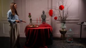 Красный стол, сервировка на восточном ⛩️