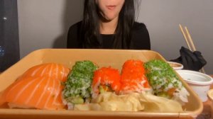 Mukbang ASMR|Подписывайтесь на канал🍣✨ 💜✨