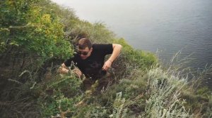 Тепсей - двуглавая гора на берегу Енисея