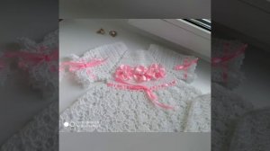 🌸Комплект ажурный ручной работы,для девочки 🌸на выписку,крестины,фотосессии 🌸