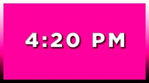 ФУТАЖ «ЧАСЫ УСКОРЕННЫЕ ДИСК» СИНИЙ ЭКРАН