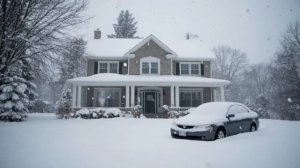 Сугробы по колёса