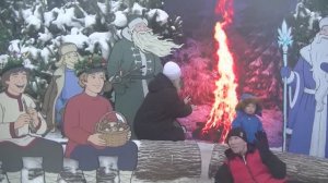 Рождественнские сказки на самой большой площади Европы.