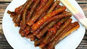 Острая закуска из стрелок чеснока - рецепт на Eda.video